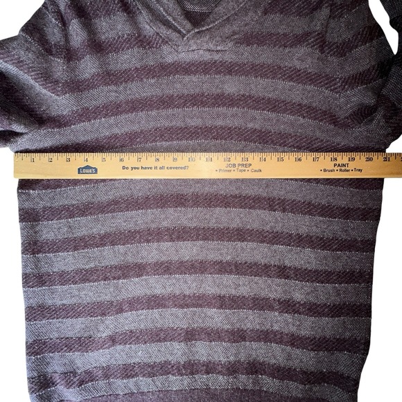 Jos. A. Bank 1905 Pullover Sweater Mens XL Knit Ribbed‎ Long Sleeve Cotton Red - Picture 5 of 10